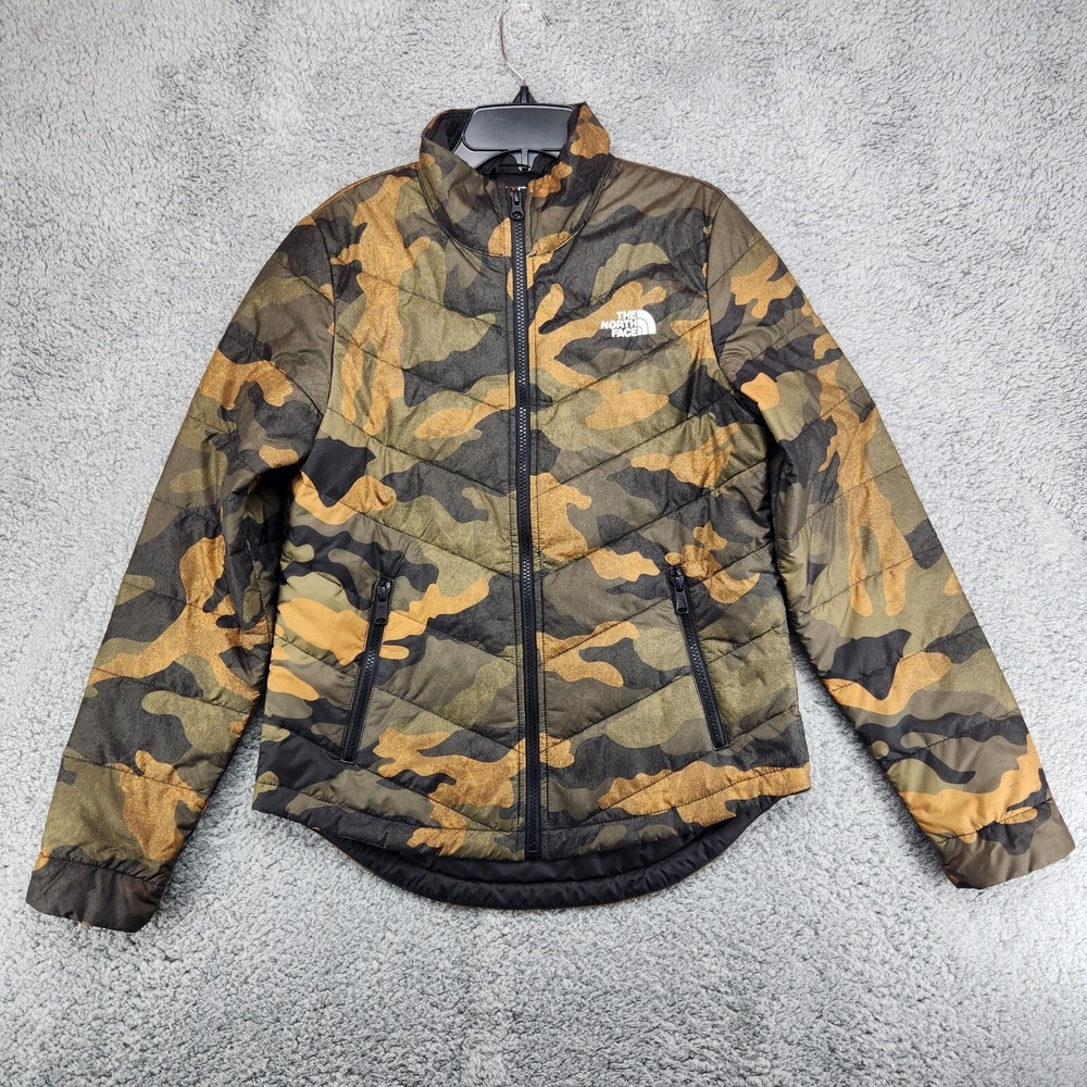 The North Face Tamburello 2 Light Weight Camo Puffer Jacket Womens Size XS
